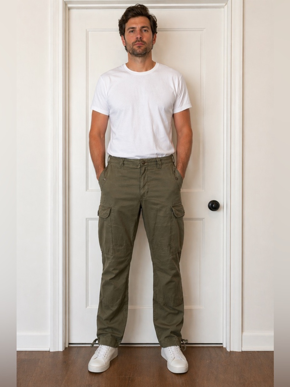 Polo Ralph Lauren Combat Trousers 1967 Military Cargo Paratrooper Pants Sz 38/32
